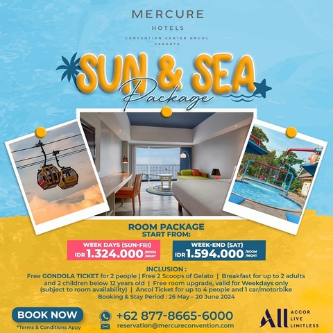 lognews mercure hotel ancol promo